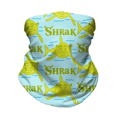 Shrak Shrek The Shark Neck Gaiter