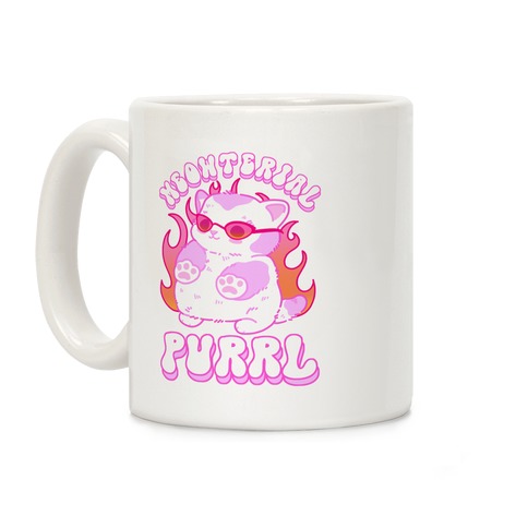 Meowterial Purrl Coffee Mug