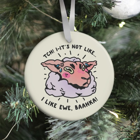 Tsundere Sheep Ornament