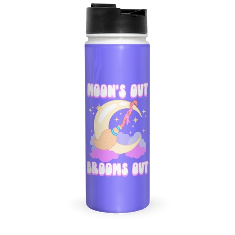 Moon's Out Brooms Out Travel Mug