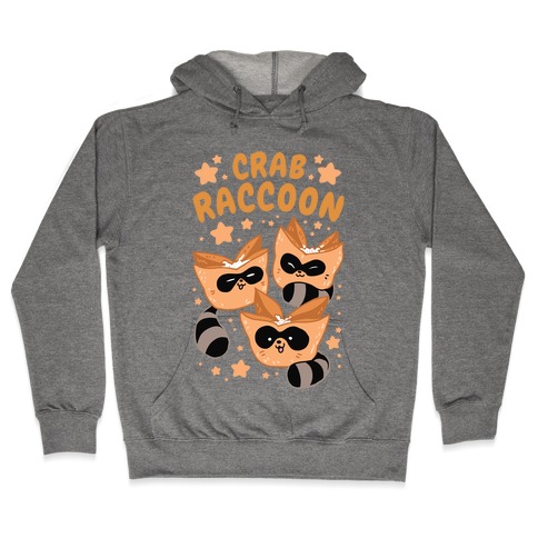Crab Raccoon Hooded Sweatshirt