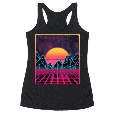 Synthwave Racerback Tank Top