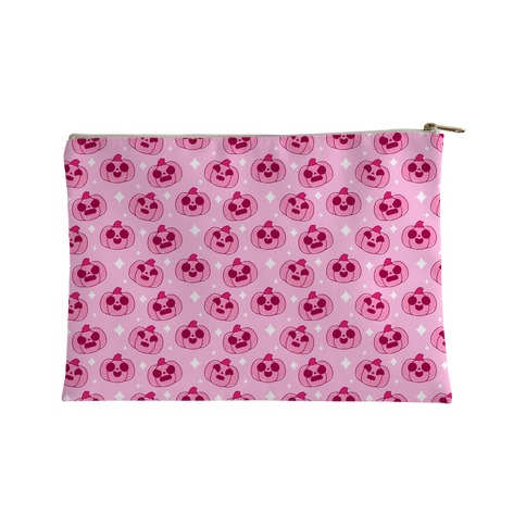 Kawaii Pumpkins Pattern Pink Accessory Bag