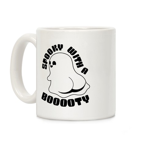 Spooky With A Booooty Ghost Coffee Mug