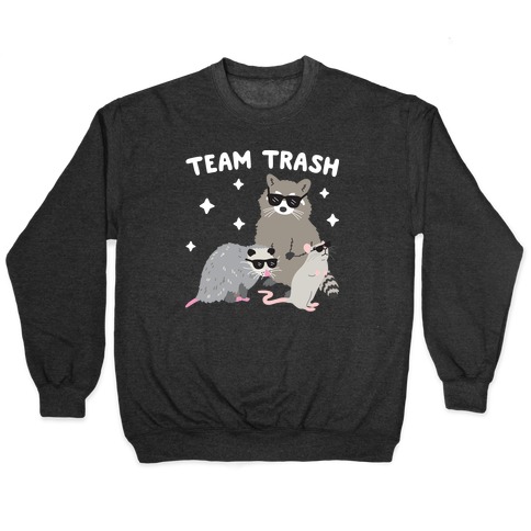 Multicolor 16x16 Nerd Ninja Team Trash Shirt Animal Gang Opossum Raccoon Rat Garbage Throw Pillow