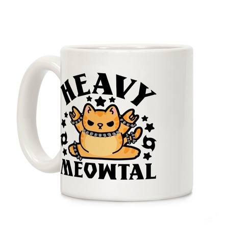 Heavy Meowtal Coffee Mug