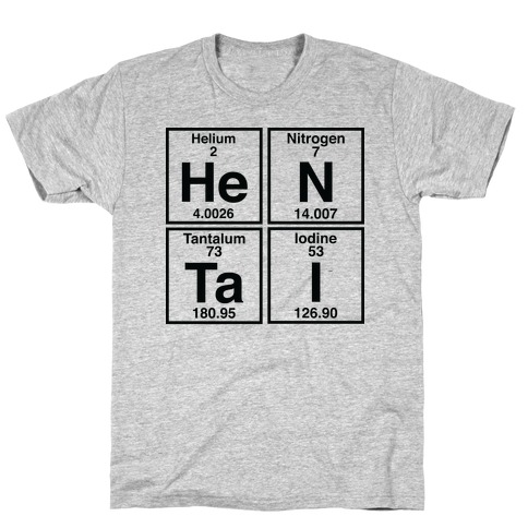 Hentai Periodic Elements T-Shirt