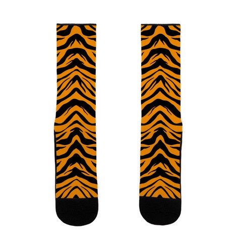 Tiger Stripe Pattern Sock