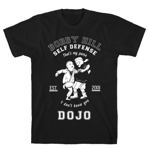 bobby hill self defense shirt