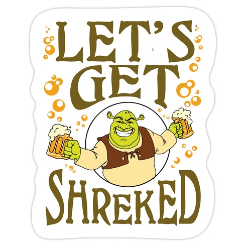 Shrek Logo Decal Vinyl Decal Sticker for Laptops Car 