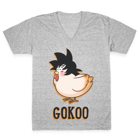 Gokoo Chicken Parody V-Neck Tee Shirt