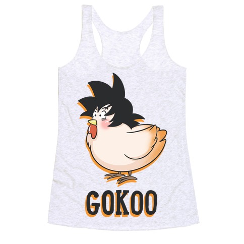 Gokoo Chicken Parody Racerback Tank Top