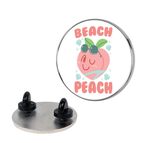 Beach Peach Pin