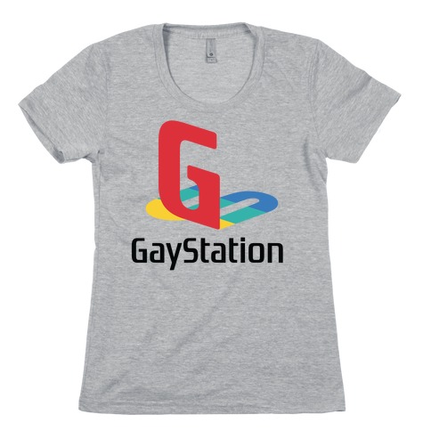 Gay Station Womens T-Shirt