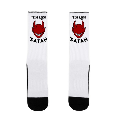 Sin Like Satan Sock