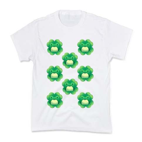 Frog Leaf Clover Kids T-Shirt