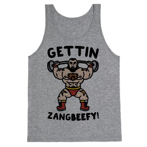 Gettin Zangbeefy Parody Tank Top