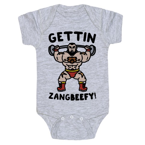 Gettin Zangbeefy Parody Baby One-Piece