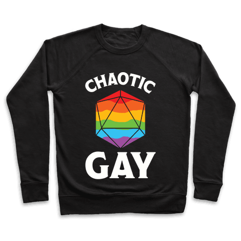 Chaotic Gay Rainbow Dice Youth Hoodie