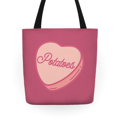 Potatoes Candy Heart Tote