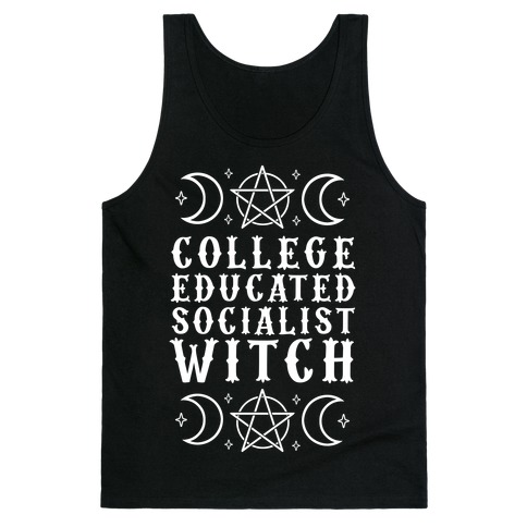 College Educated Socialist Witch Tank Top