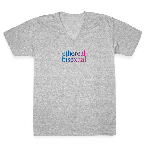 Ethereal Bisexual V-Neck Tee Shirt