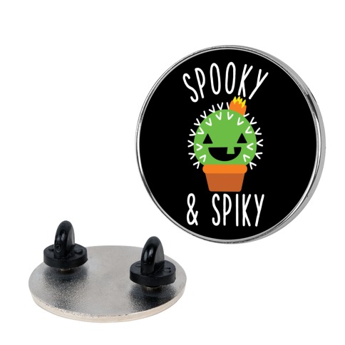 Spooky and Spiky Pin