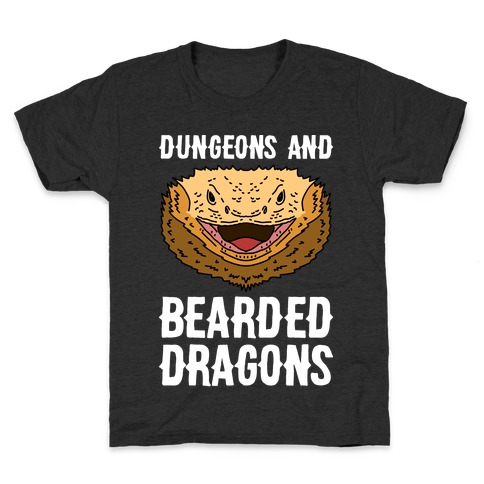 Dungeons And Bearded Dragons Kids T-Shirt
