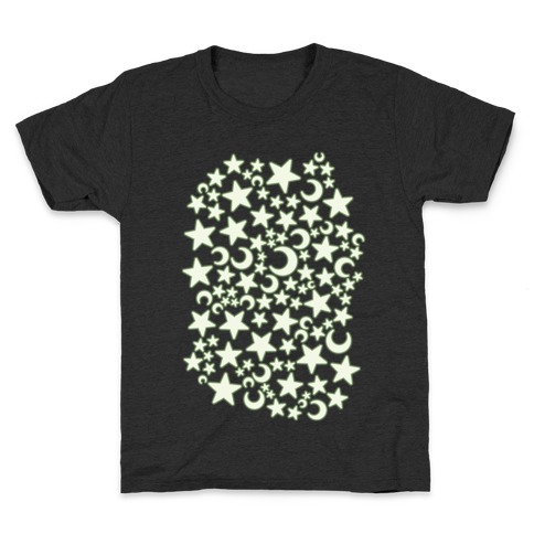 Nostalgic Ceiling Stars Pattern Kids T-Shirt