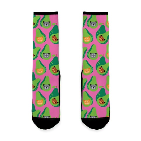 Avo-Kitties Pattern Sock