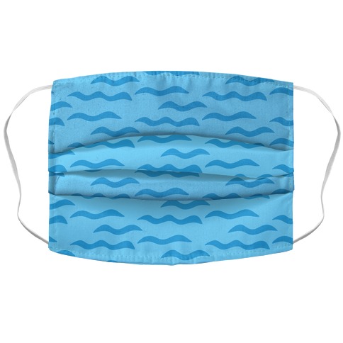Calm Waves Accordion Face Mask