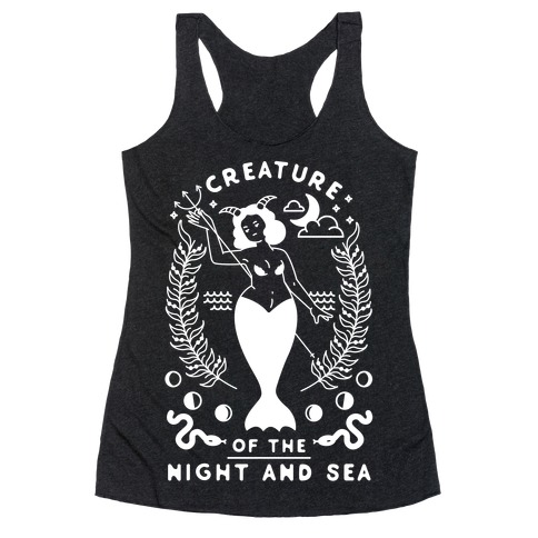 Creature of the Night and Sea Racerback Tank Top