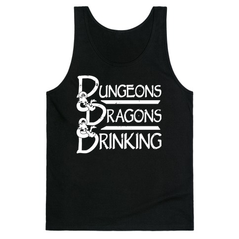 Dungeons & Dragons & Drinking Tank Top