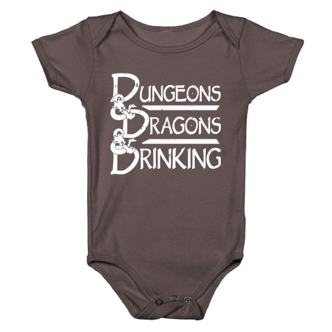 Dungeons & Dragons & Drinking Baby One-Piece