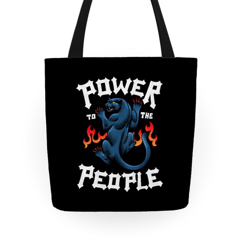 Power to the People Panther Tote
