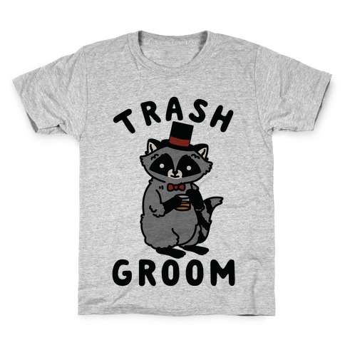 Trash Groom Raccoon Bachelor Party Kids T-Shirt