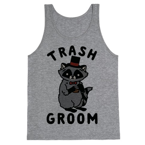 Trash Groom Raccoon Bachelor Party Tank Top