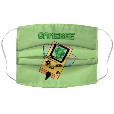 GameBee Handheld Buzzing Gaming Device Accordion Face Mask