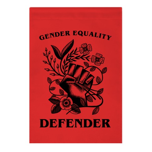 Gender Equality Defender Garden Flag