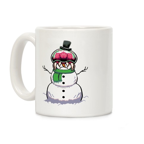 Metroid Snowman Coffee Mug
