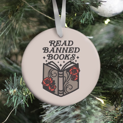 Read Banned Books Ornament