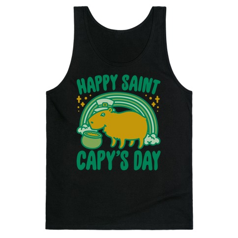 Happy Saint Capy's Day Tank Top