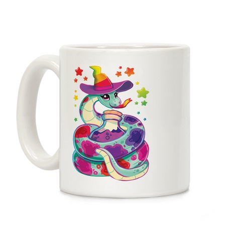 90's Rainbow Snake Witch Coffee Mug