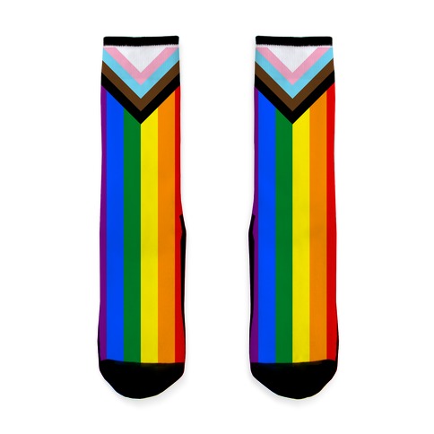 Progress Pride Flag Sock