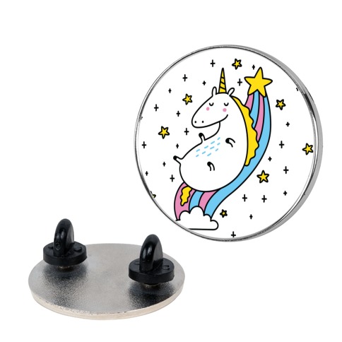 Unicorn On Rainbow Pin