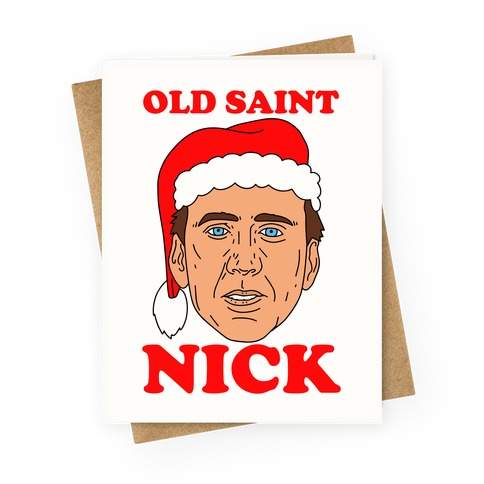 Old Saint Nick Greeting Card