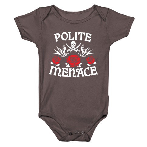 Polite Menace Baby One-Piece