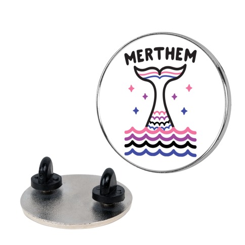 Merthem (Gender Fluid Mermaid) Pin