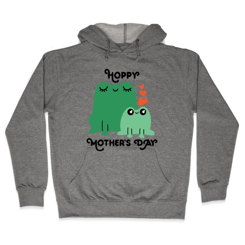 Hoppy Mother's Day Frogs Hooded Sweatshirt