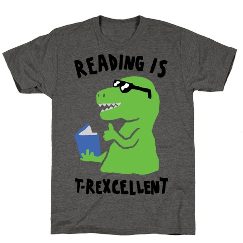 Reading Is T-Rexcellent Dinosaur T-Shirt